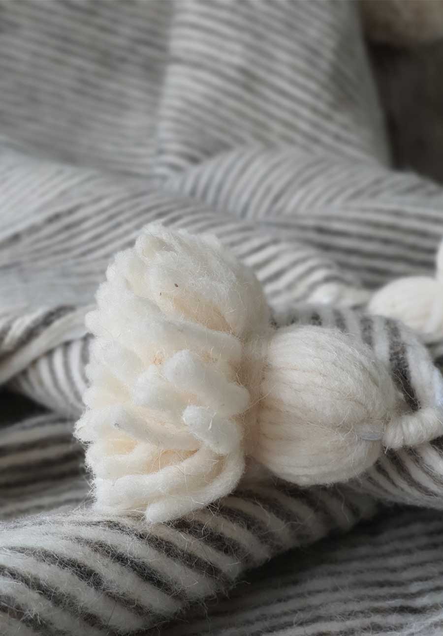 Nour  |  Organic Moroccan Wool Blanket