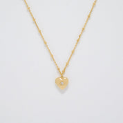 Open Your Heart Gold Pendant Necklace