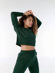 Bamboo - All-Day Cropped Sweatshirt