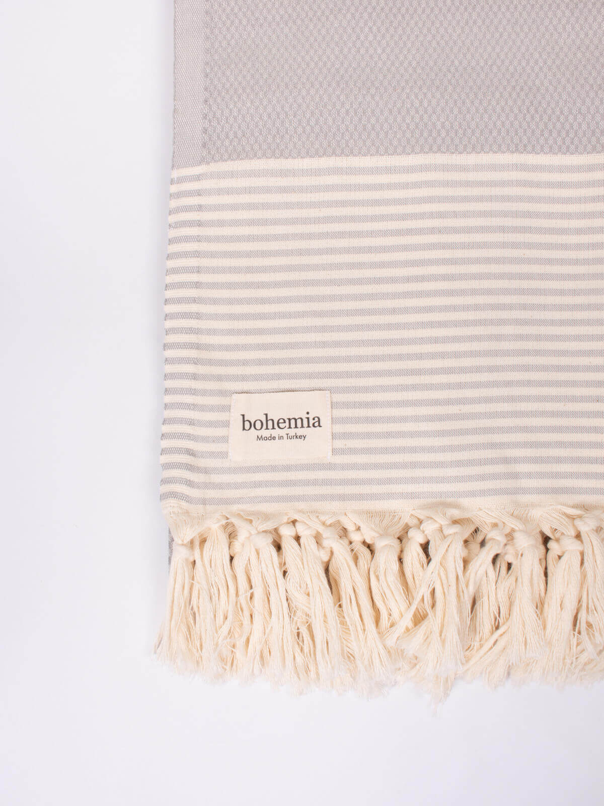 Amalfi Hammam Towel, Pearl Grey