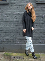 Recycled Cowl Neck Tunic