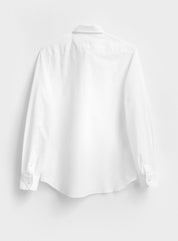 Recycled Italian White Cut-Away Shirt