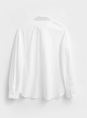 Recycled Italian White Popover Shirt