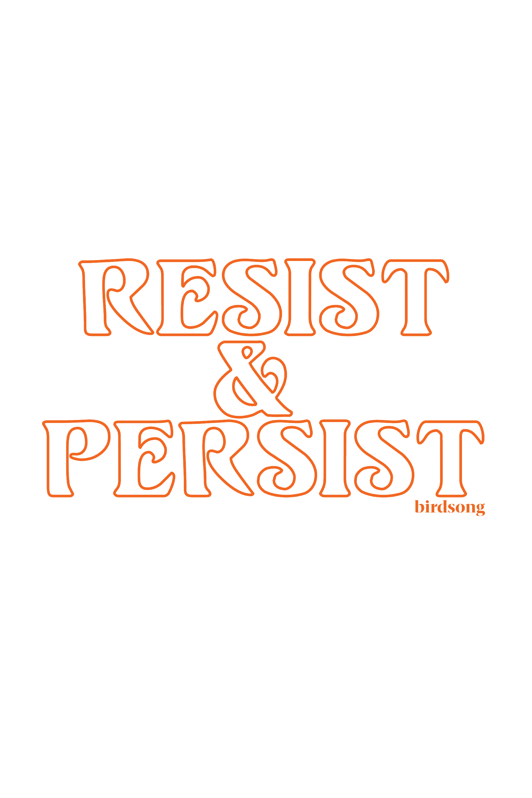 Unisex Resist & Persist Organic Cotton Tee
