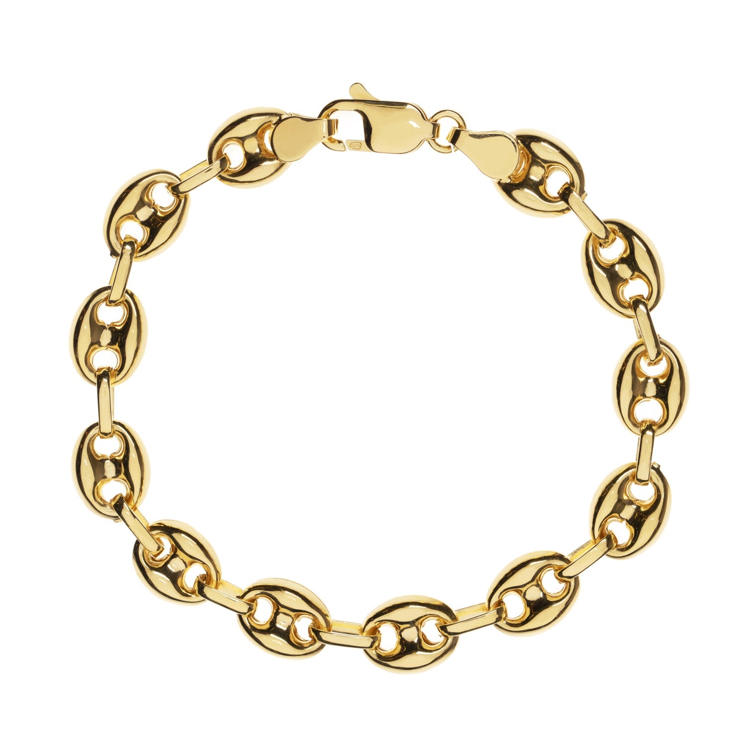 Riviera Gold Round Link Chain Bracelet