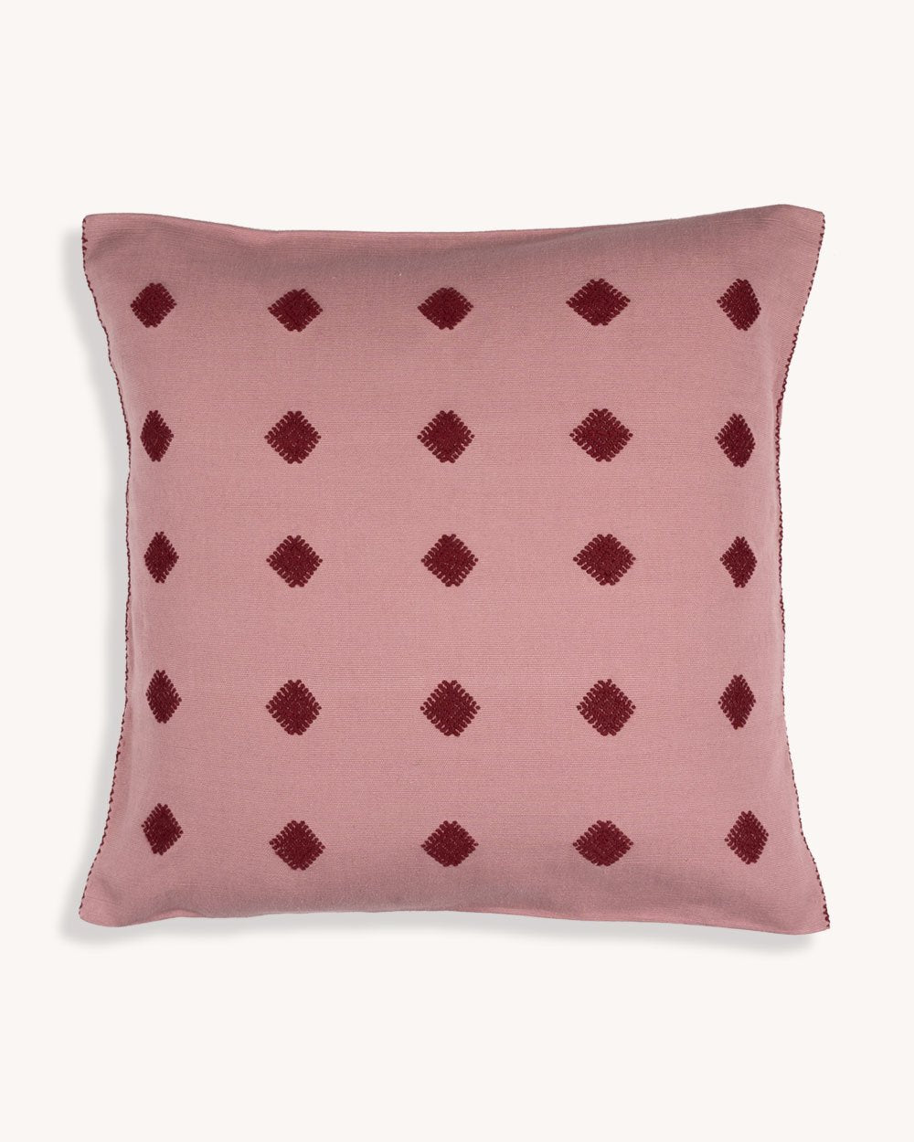 The Path Of The Sun Handwoven Cushion (PINK)