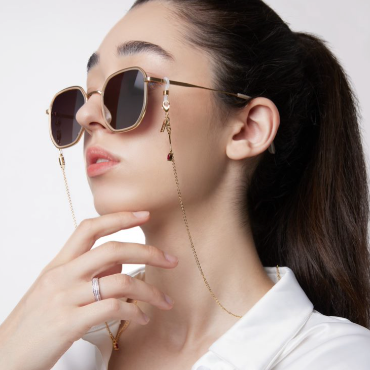 Persephone Gold Sunglasses Chain / Eyewear Chain