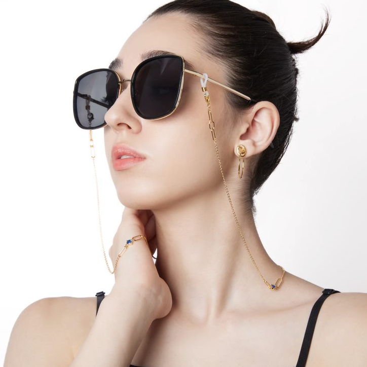 Bianca Silver Sunglasses Chain / Eyewear Chain
