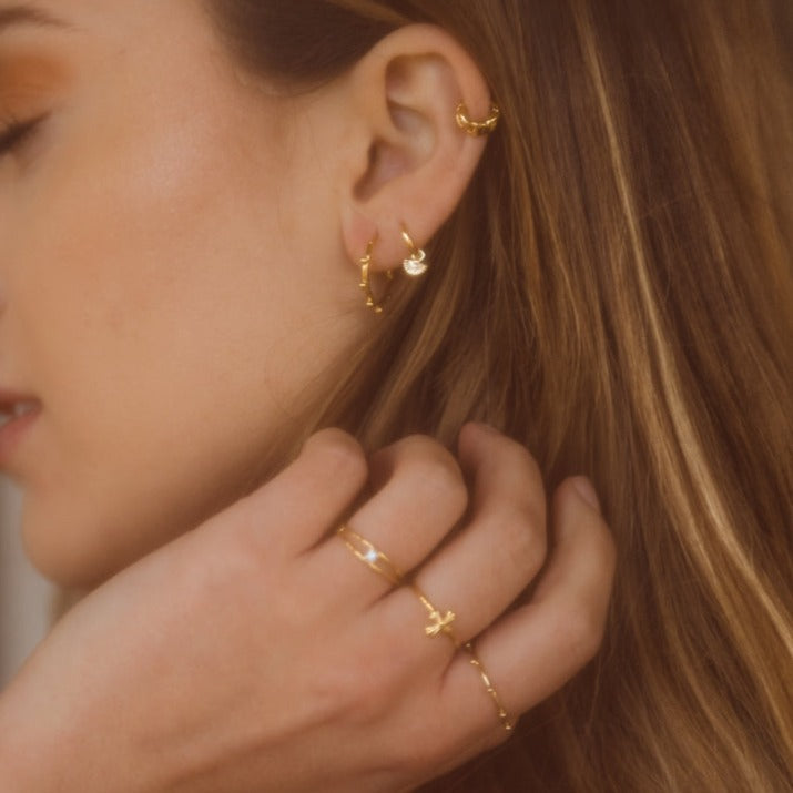 Serenity Gold Earrings