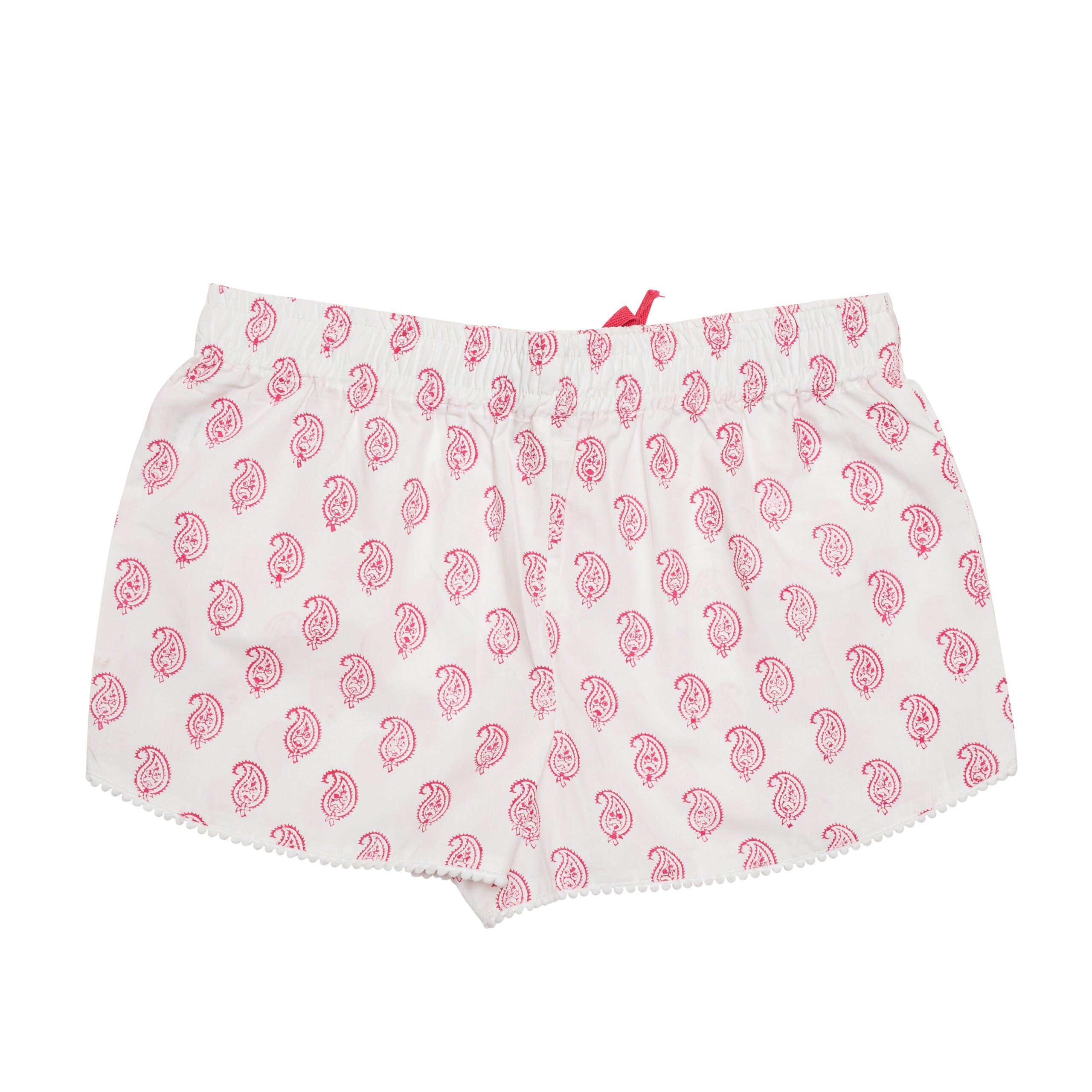 Pink Paisley Bed Shorts
