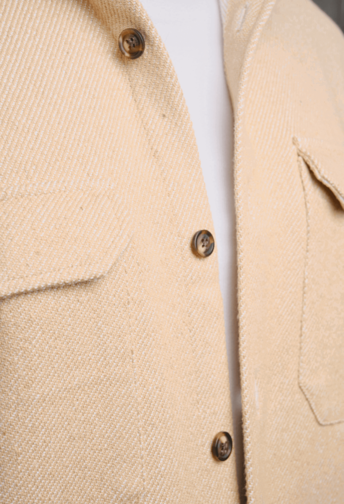 The James 100% Recycled Beige Overshirt