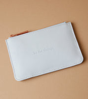 Light Grey & Rose Gold Card Pouch | Classic Essentials
