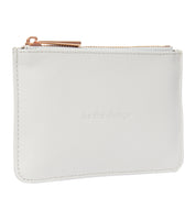 Light Grey & Rose Gold Card Pouch | Classic Essentials