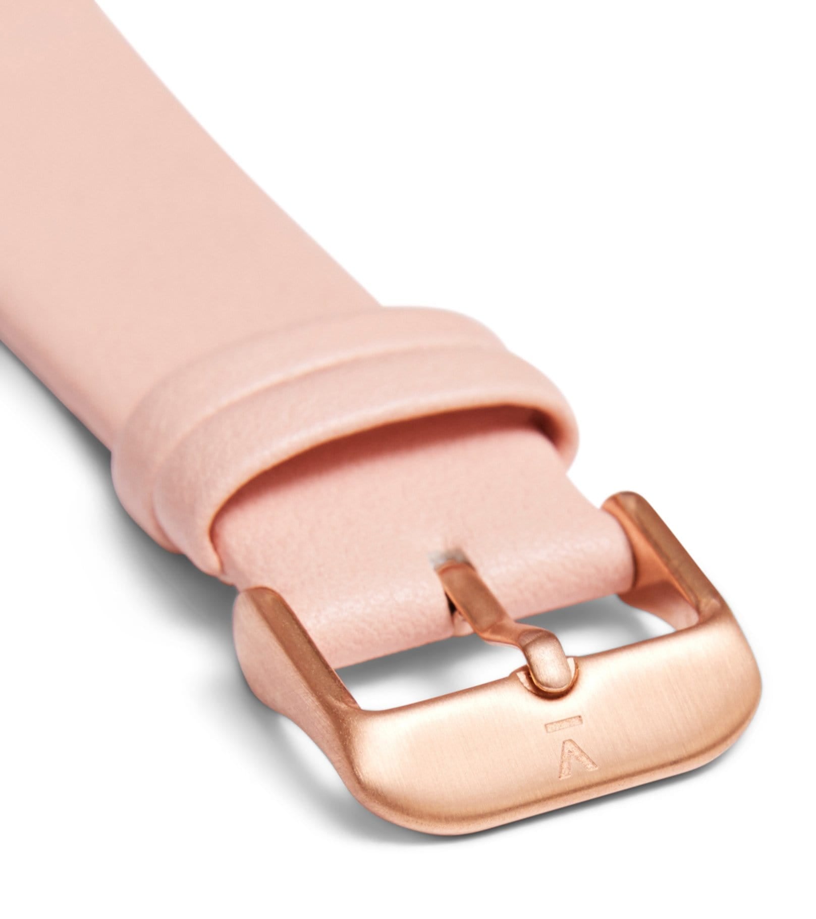 Pink with brushed rose gold buckle | 20mm