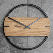 Waidzeit Wall Clock Novum oak