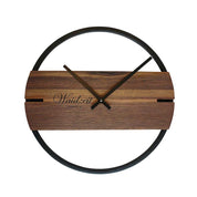 Waidzeit Wall Clock Novum walnut