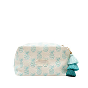Turquoise Pineapple Wash Bag