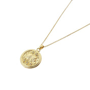 18ct Gold Plated Zodiac Astrology Pendant Charm Necklace