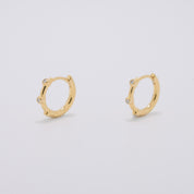 Ostara Gold Huggie Earrings