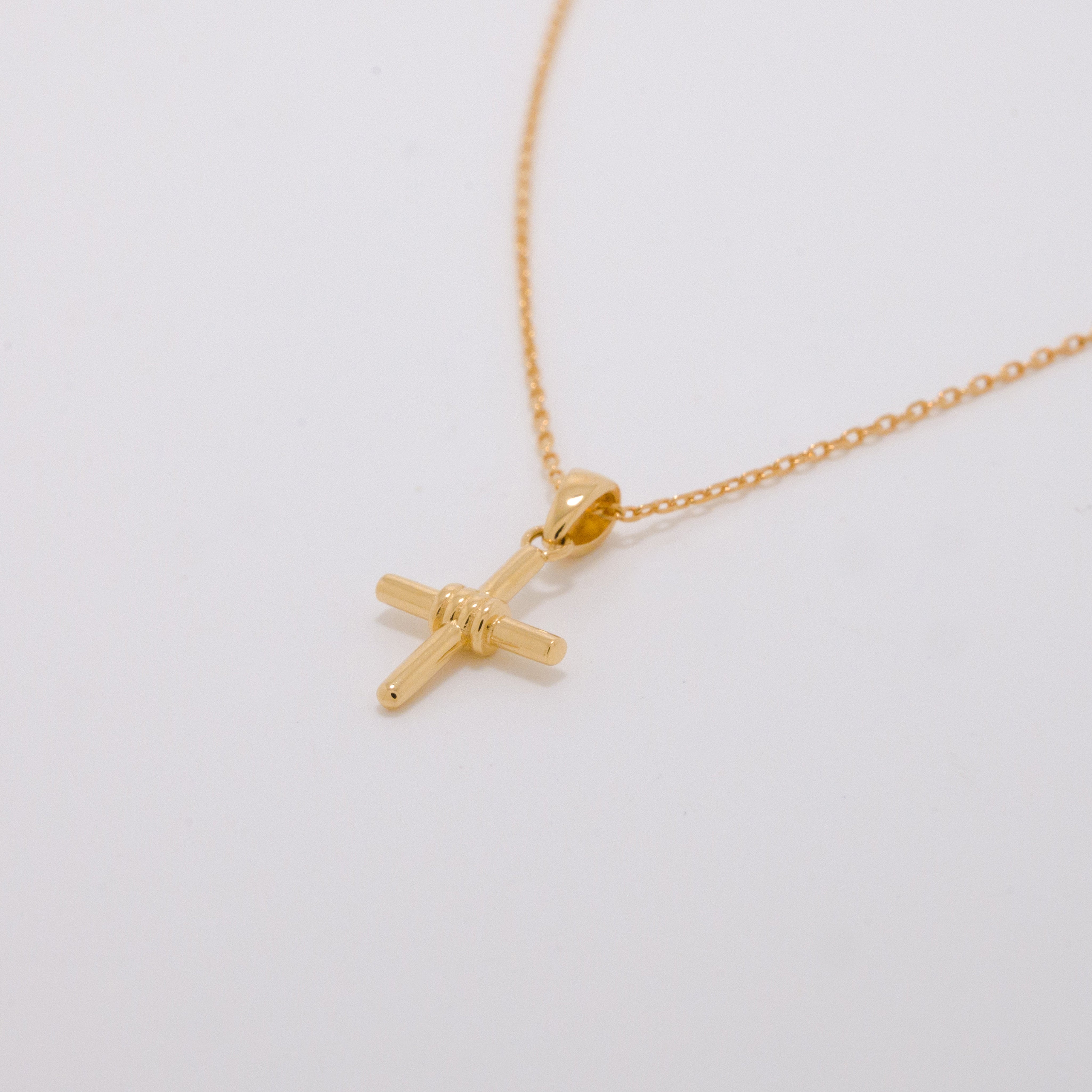 Christa Gold Pendant Necklace