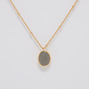 Agata Gold Pendant Necklace