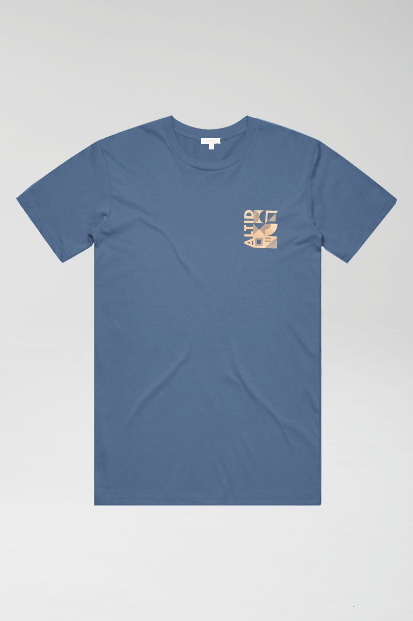 blue graphic t-shirt