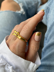 Chateau Dome Ring- Gold
