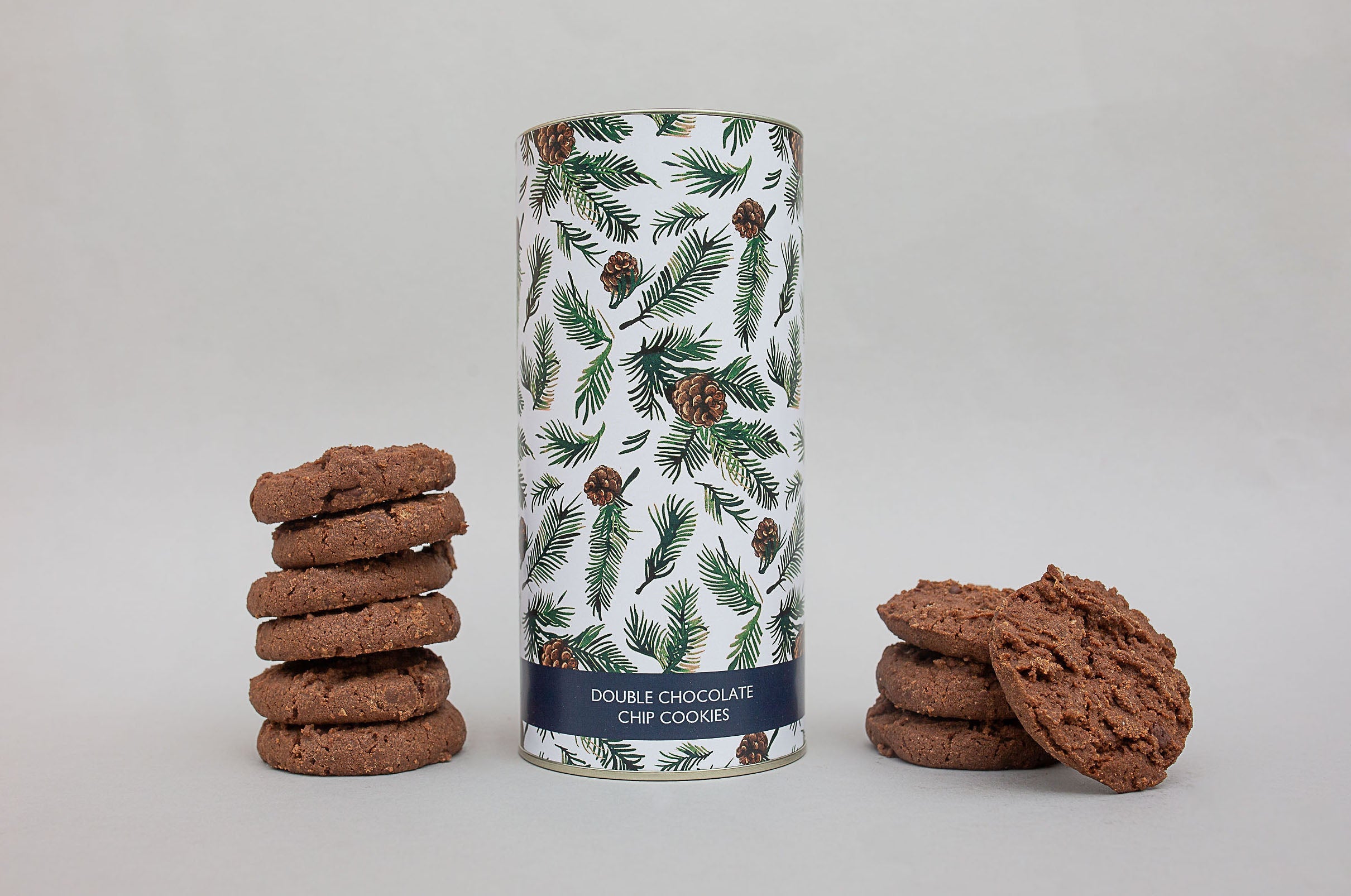 DOUBLE CHOCOLATE CHIP BISCUITS - PINE CONE SPRUCE