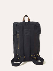 Black Konark Waxed Cotton Backpack