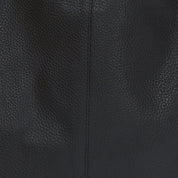 Blue Leopard Print Leather Flap Pocket Backpack