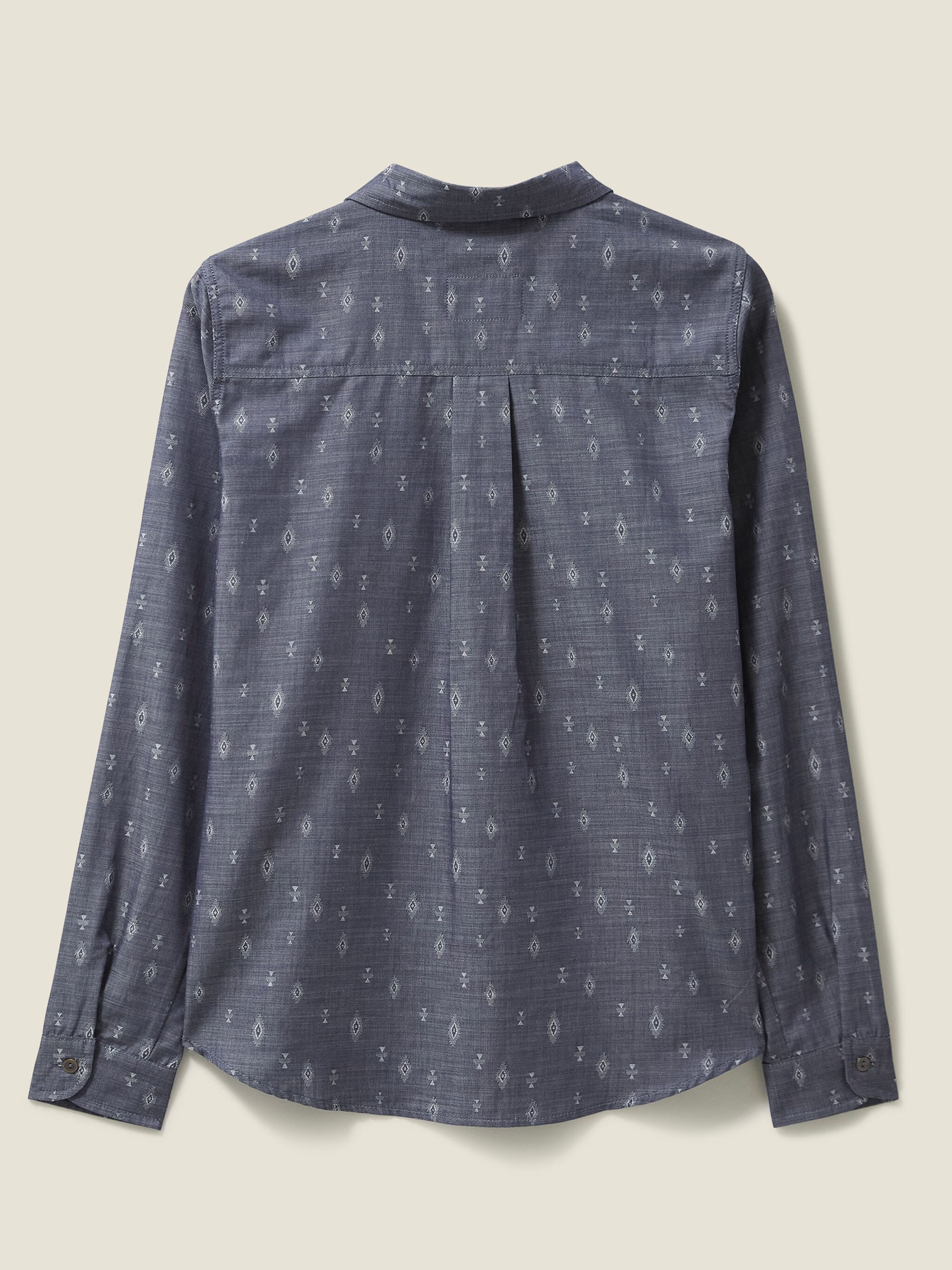Blue Adelaide Jacquard Womens Shirt