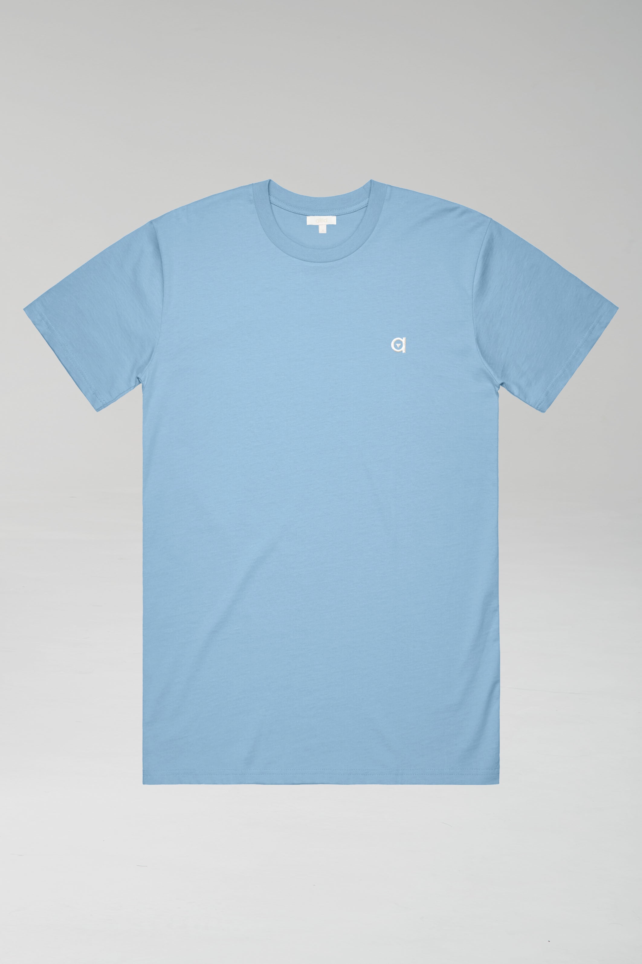 sky blue low carbon t-shirt