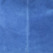 Cornflower Blue Suede Leather Hobo Boho Shoulder Bag