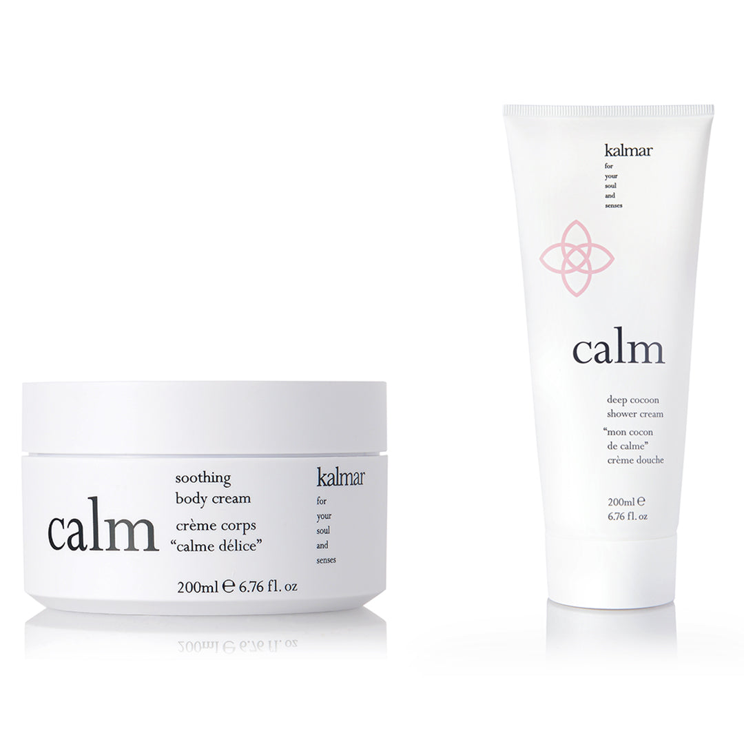 Calm Deep Cocoon Shower Cream & Calm Soothing Body Cream Bundle (Worth £80)