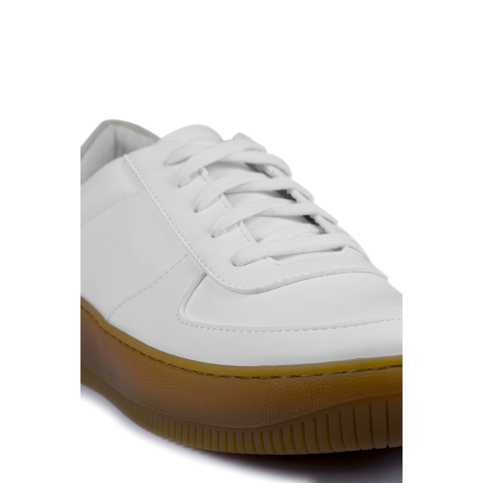 Clement Vegan Leather White/Taupe/Gum