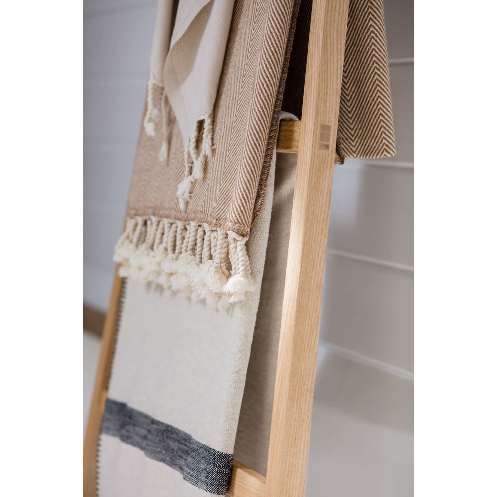Cora Firth - Handmade Towel & Throw Ladder in Ash or Oak