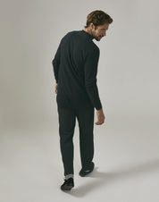 100% Cashmere longline cardigan (Black)