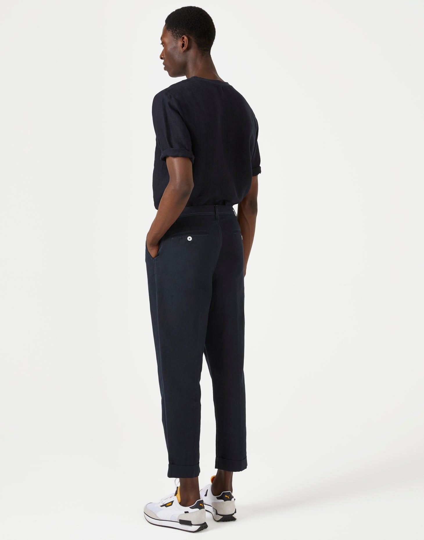 Relaxed Smart/Casual Trouser - Dark Navy