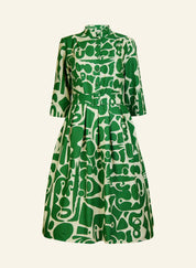 Cynthia - Green Cave Dress