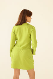 Ada Blouse in Chartreuse
