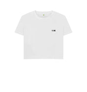 B-Relaxed Crop T-shirt White