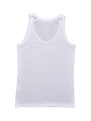 BY11 x Intangible Objects Organic Embroidered Tank -White