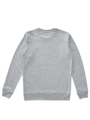 BY11 Organic Cotton Crewneck Logo Sweatshirt - Grey
