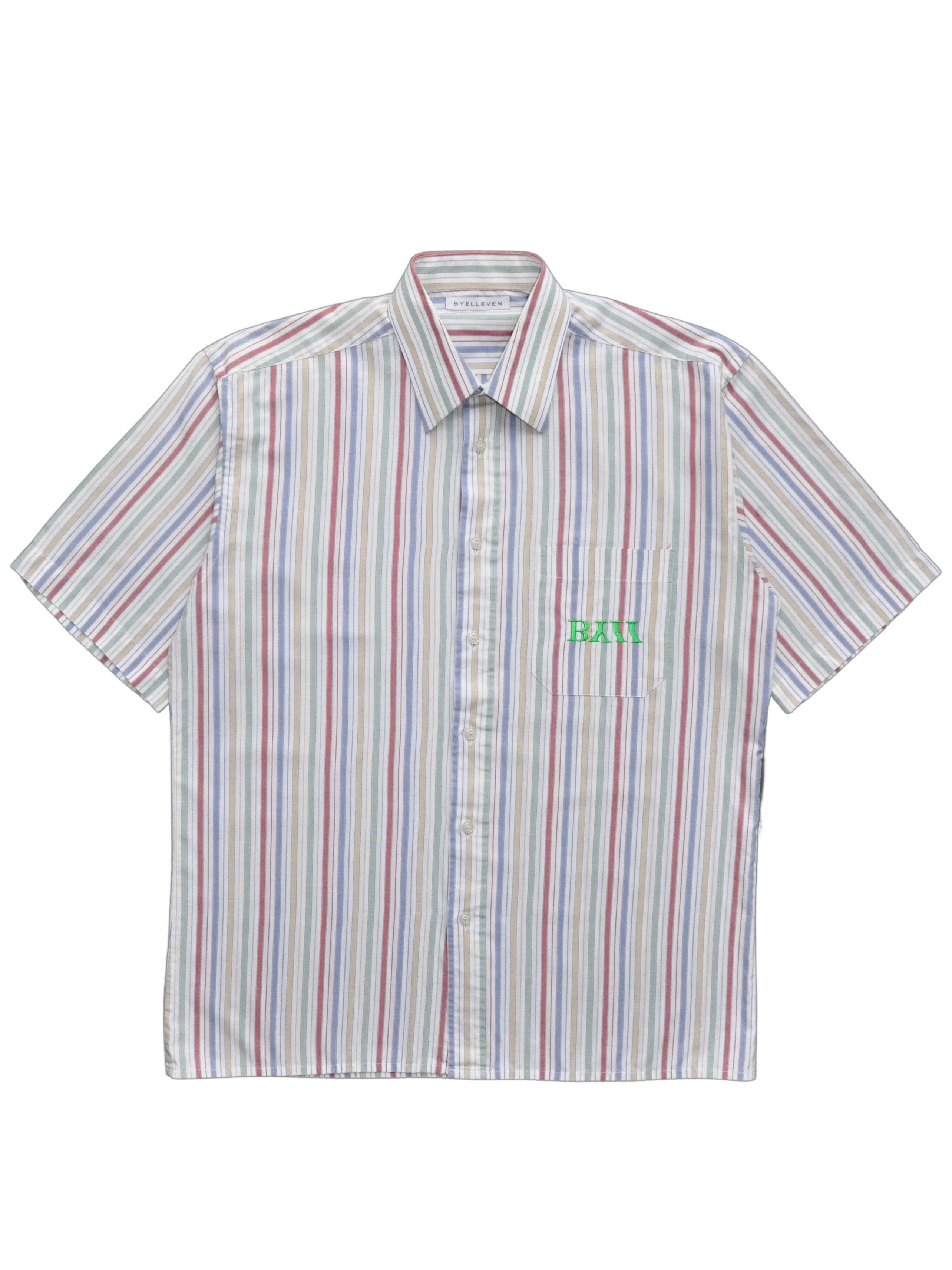 Reimagined Embroidered Logo Short Sleeve Shirt - Primary Stripe