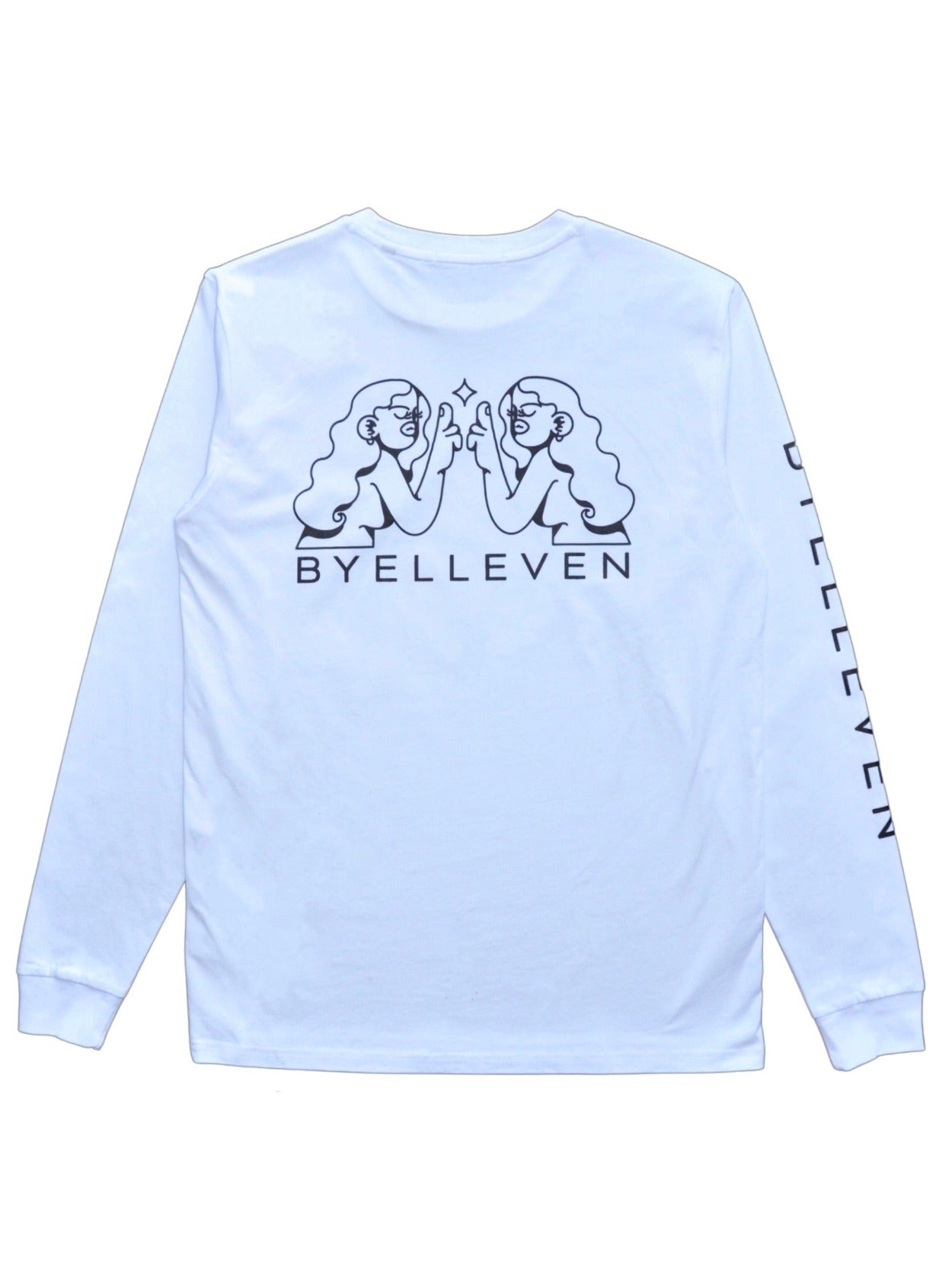 BY11 x Intangible Objects Organic Cotton L/S T-shirt - White