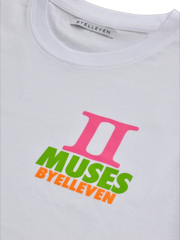 BY11 MUSES Organic T-shirt in Knockout, Acid & Sun