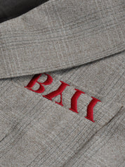Reimagined Embroidered Logo Blazer - Light Brown Check