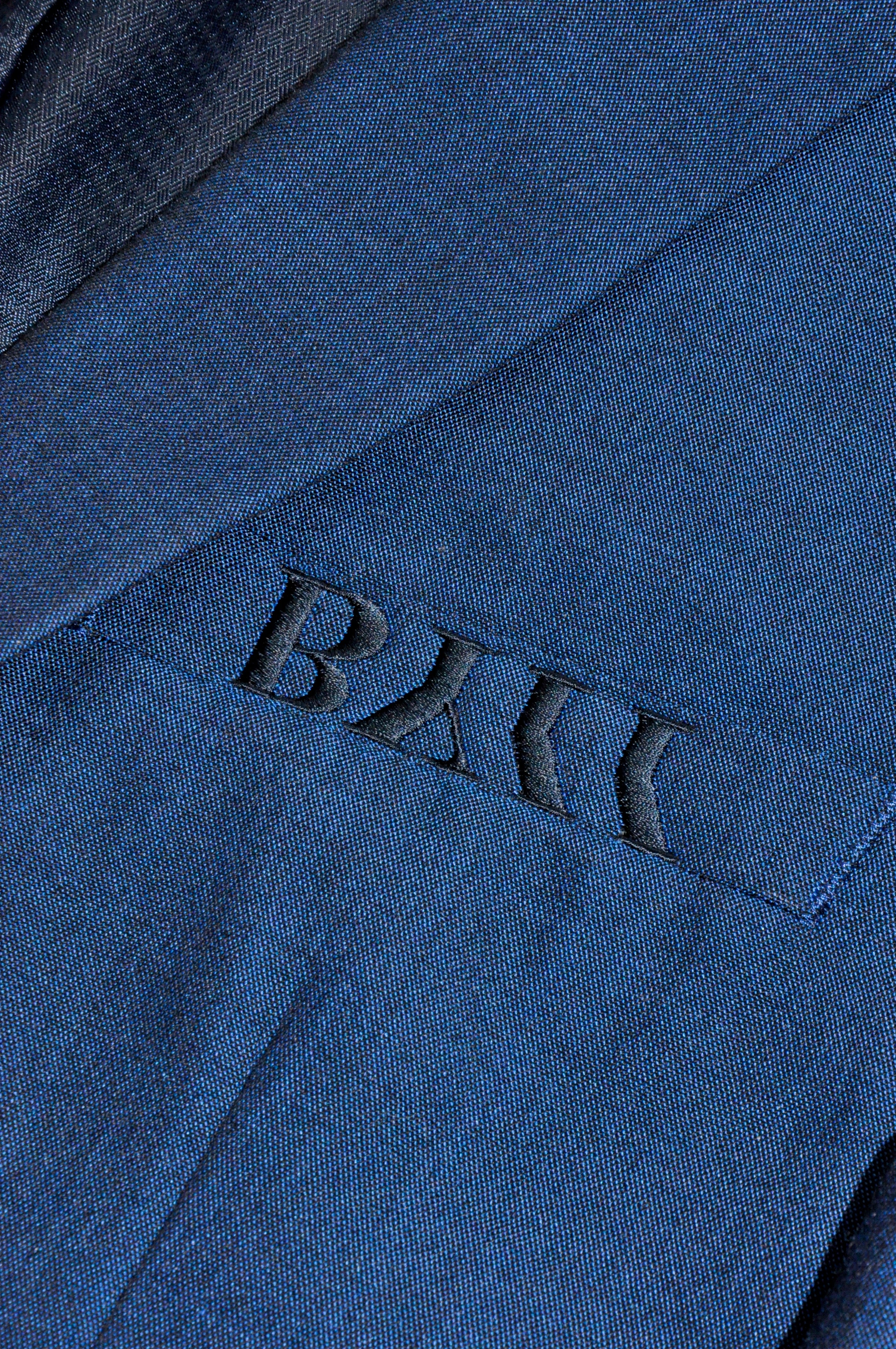 Reimagined Embroidered Logo Blazer - Dark Blue