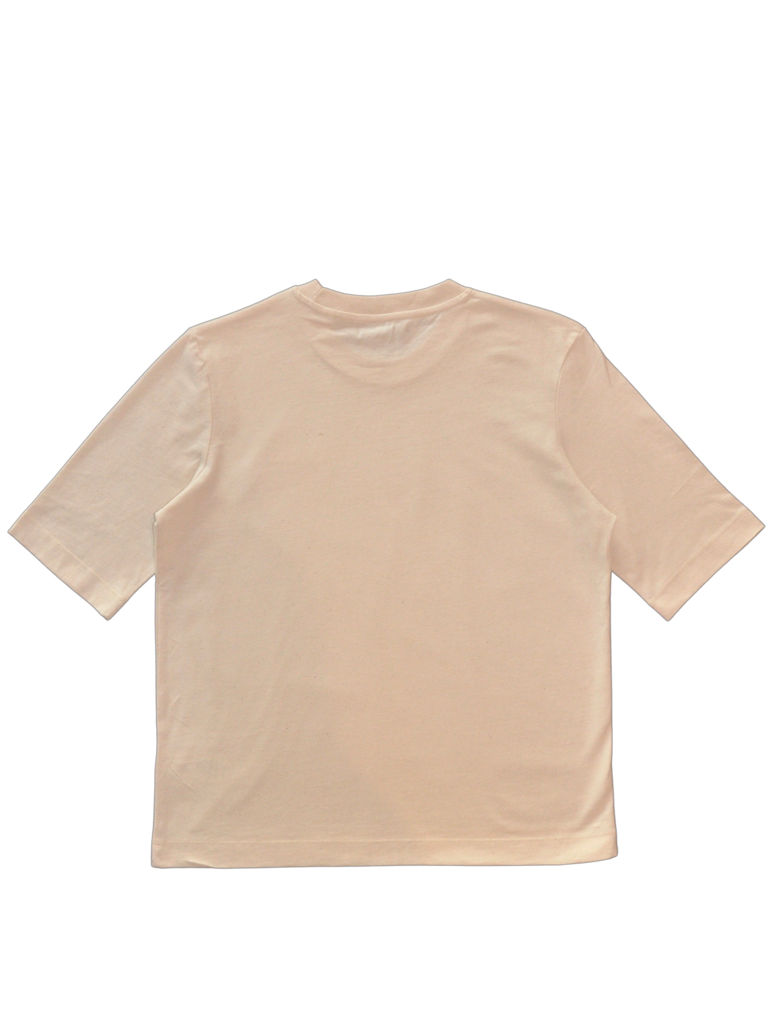 BY11 Organic Cotton Embroidered Easy Fit T-shirt - Natural