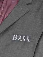 Reimagined Embroidered Logo Blazer - Grey